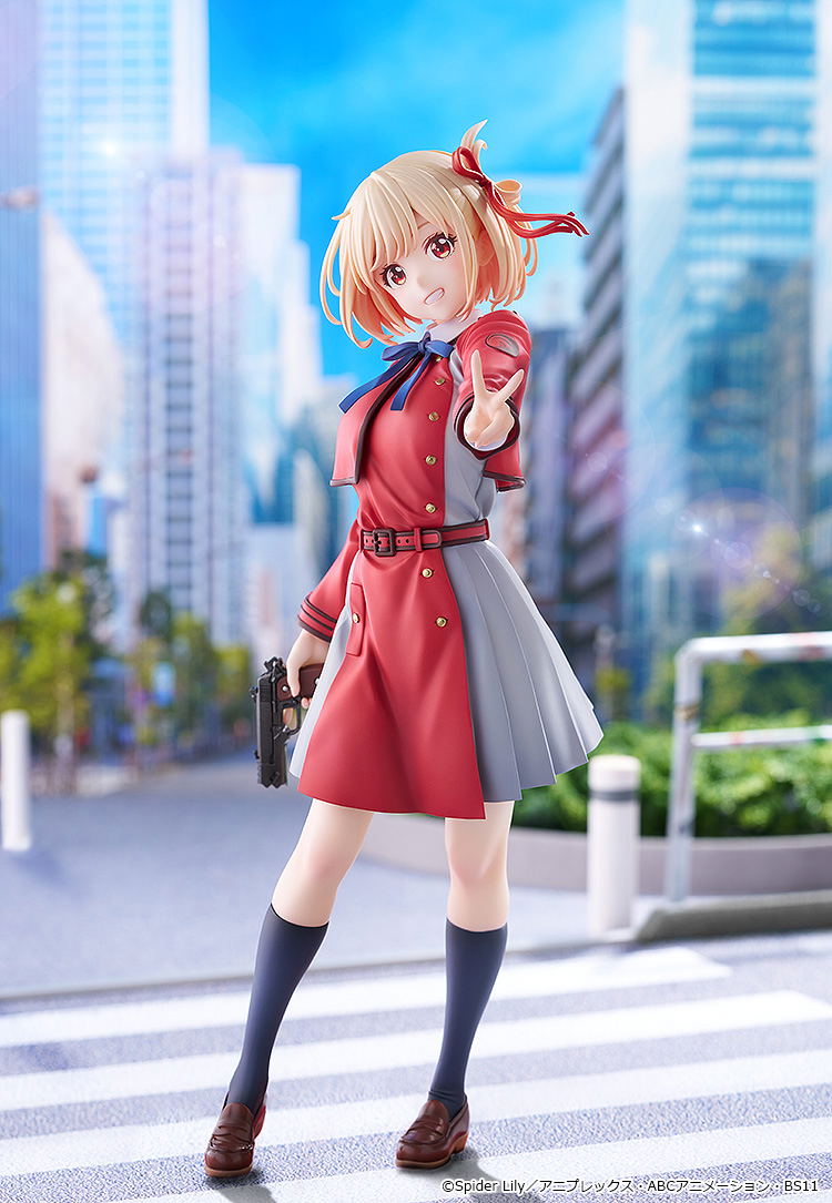 Lycoris Recoil 1/6 Scale Pre-Painted Figure: Nishikigi Chisato Key Visual Ver. image 13