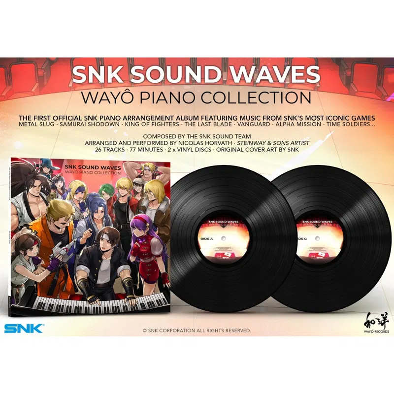 SNK Sound Waves - Wayo Piano Collection (Black Vinyl) image 2