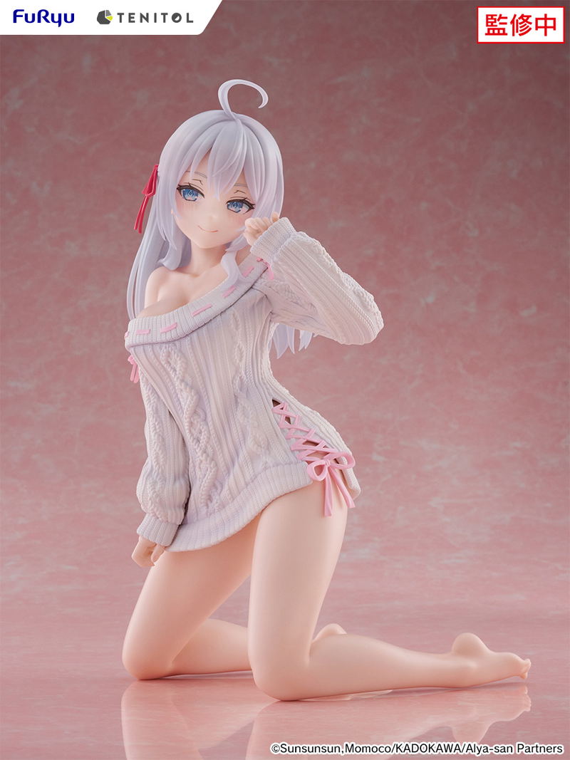 Tenitol Big Noodle Stopper Figure Alya Sometimes Hides Her Feelings in Russian: Alya Knit Ver. image 3
