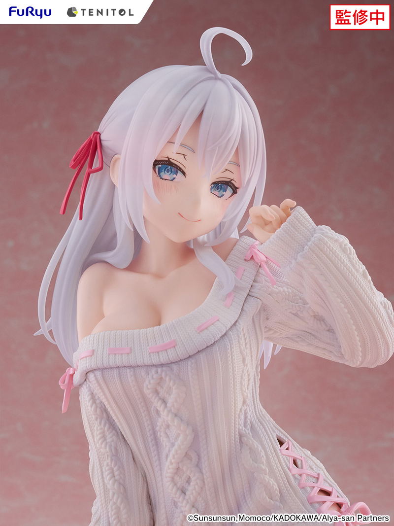 Tenitol Big Noodle Stopper Figure Alya Sometimes Hides Her Feelings in Russian: Alya Knit Ver. image 7