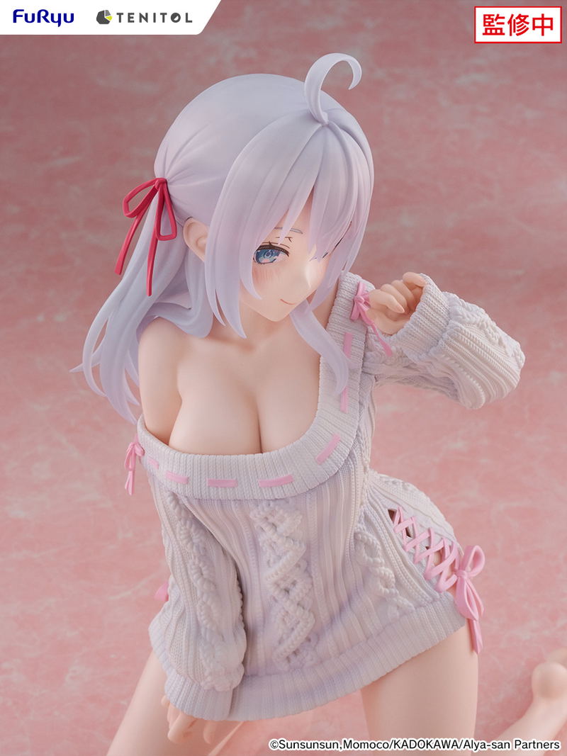 Tenitol Big Noodle Stopper Figure Alya Sometimes Hides Her Feelings in Russian: Alya Knit Ver. image 9