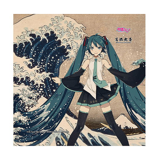 Hokusai Katsushika x Hatsune Miku by iXima Hand Towel The Great Wave Off Kanagawa (Re-run) image 1