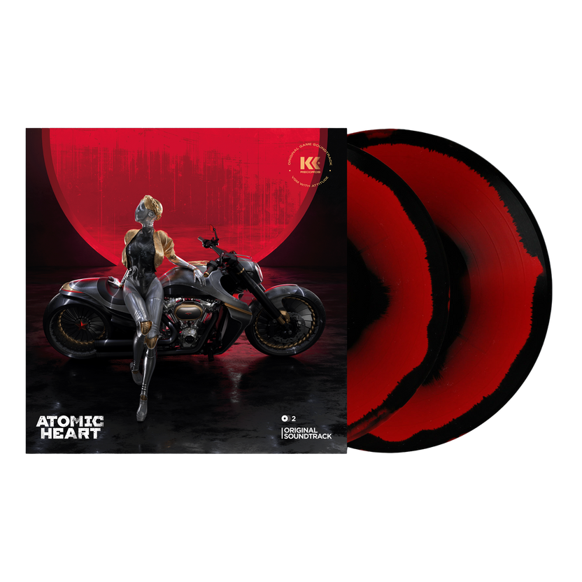 Atomic Heart Original Game Soundtrack (Corona Red &amp; Black Vinyl) (Various Artist)
