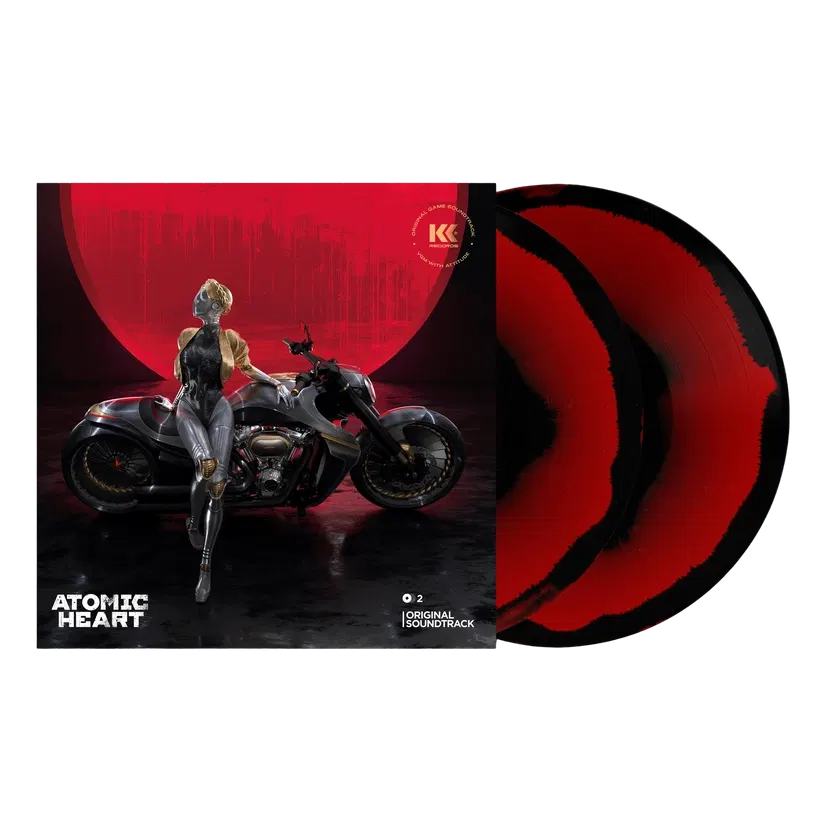Atomic Heart Original Game Soundtrack (Corona Red & Black Vinyl