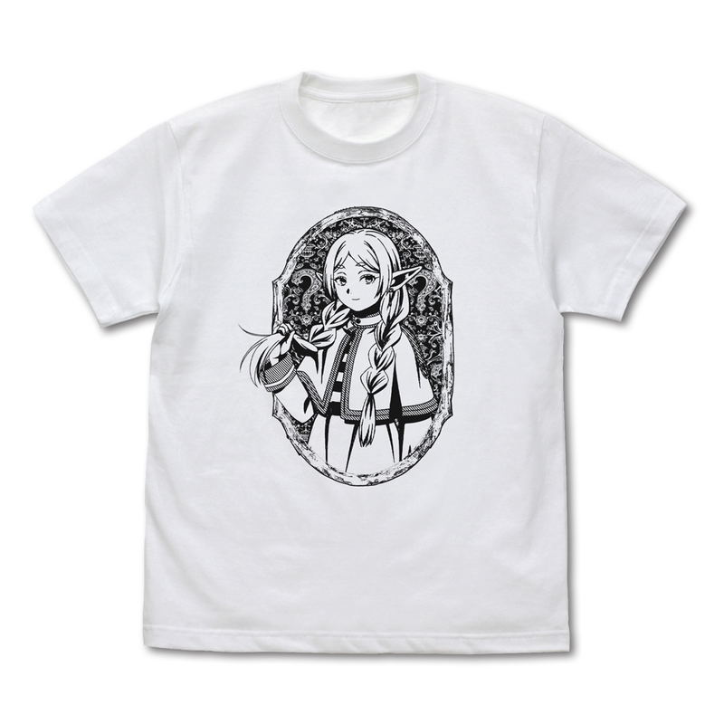 Frieren: Beyond Journey's End - Braided Frieren T-shirt (White | Size S) image 1