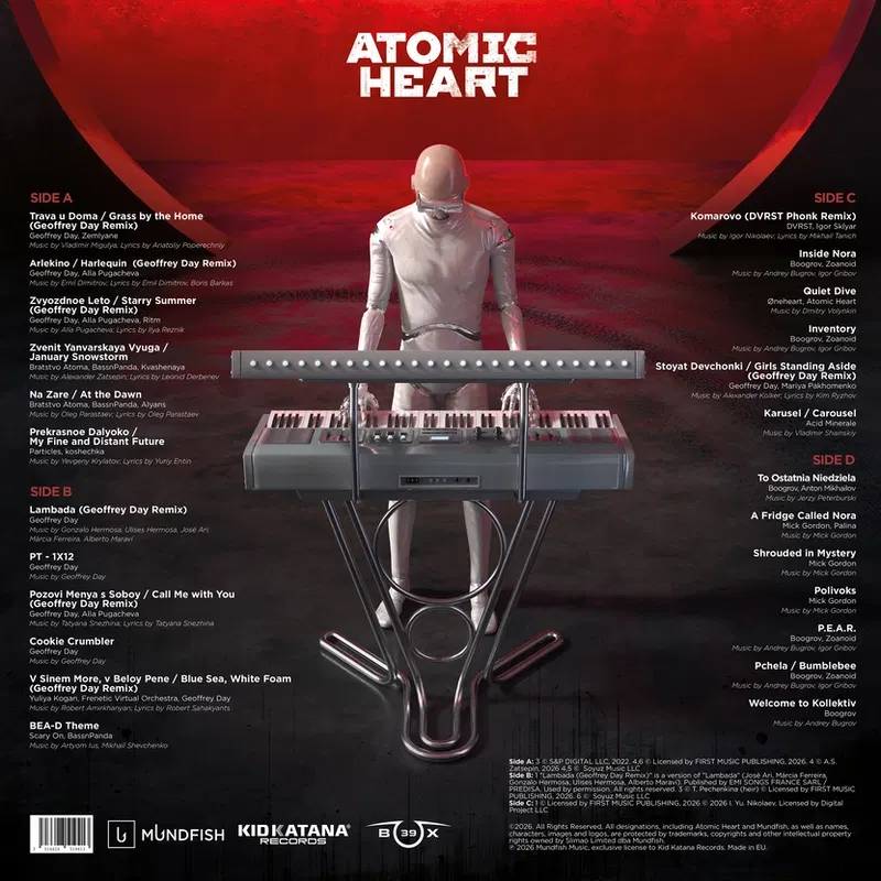 Atomic Heart Original Game Soundtrack (Corona Red & Black Vinyl) image 5