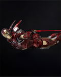 Marvel Studios The Infinity Saga 1/12 Scale Pre-Painted Action Figure: DLX Iron Man Mark 7 (Battle Damaged) thumbnail 13