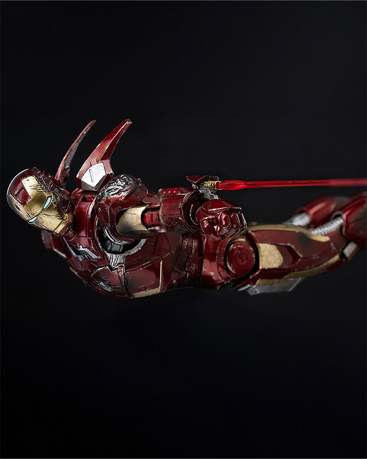 Marvel Studios The Infinity Saga 1/12 Scale Pre-Painted Action Figure: DLX Iron Man Mark 7 (Battle Damaged) image 13