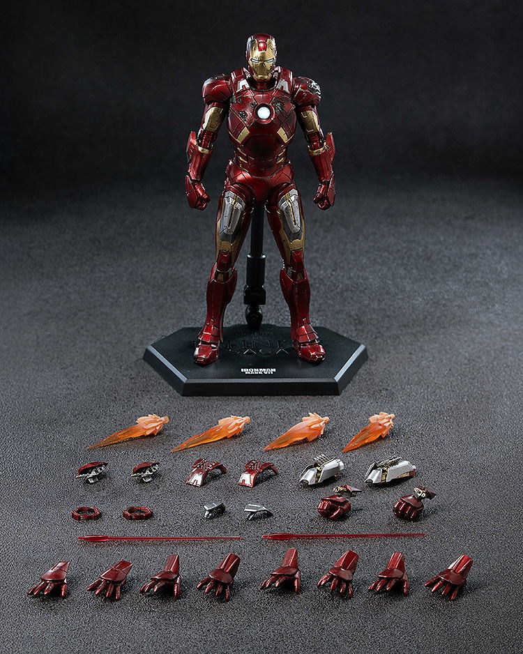 Marvel Studios The Infinity Saga 1/12 Scale Pre-Painted Action Figure: DLX Iron Man Mark 7 (Battle Damaged) image 2