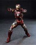 Marvel Studios The Infinity Saga 1/12 Scale Pre-Painted Action Figure: DLX Iron Man Mark 7 (Battle Damaged) thumbnail 7