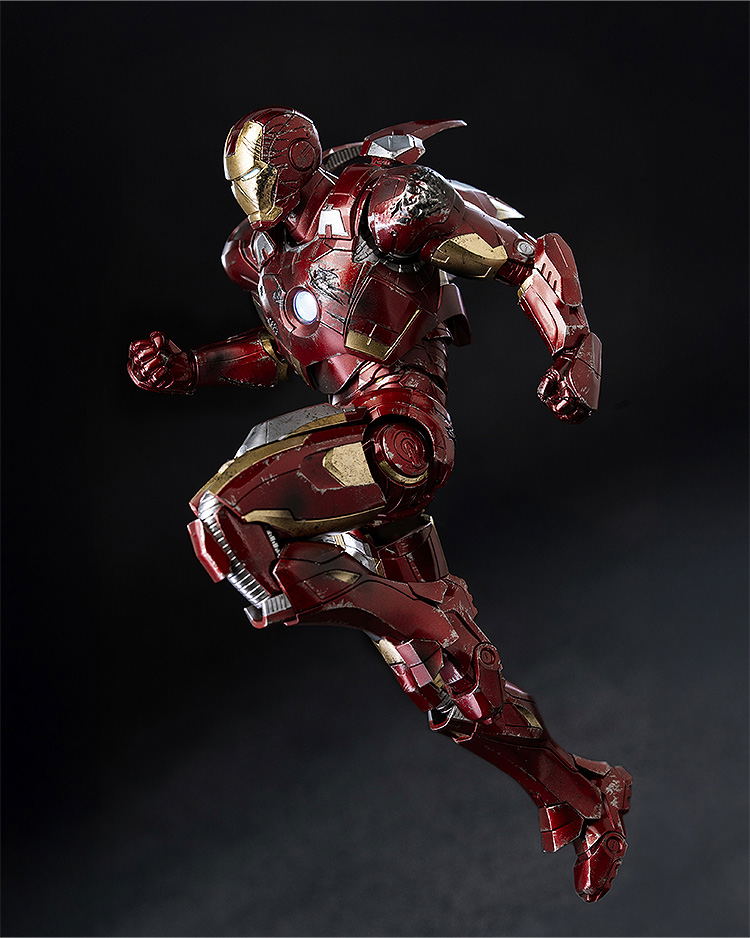 Marvel Studios The Infinity Saga 1/12 Scale Pre-Painted Action Figure: DLX Iron Man Mark 7 (Battle Damaged) image 9