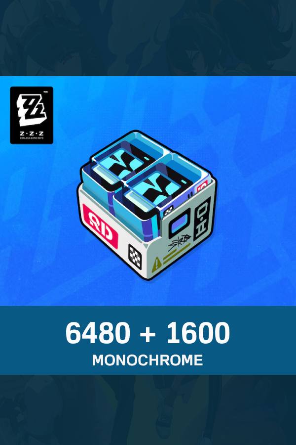 Zenless Zone Zero Voucher 6480 + 1600 Monochrome | Malaysia Account digital — Import Game Deal