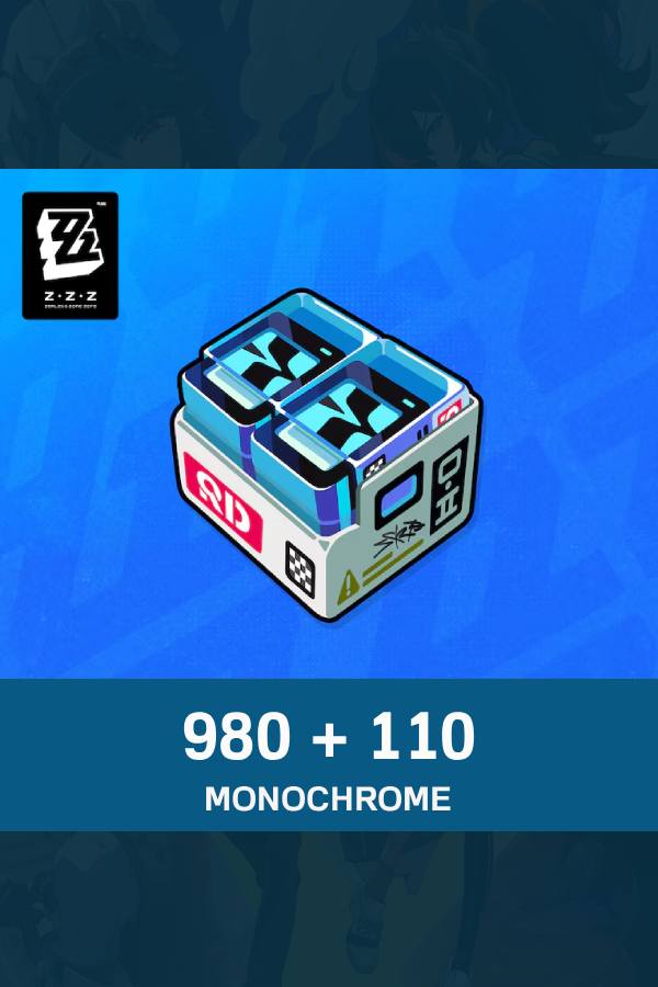 Zenless Zone Zero Voucher 980 + 110 Monochrome | Malaysia Account digital — Import Game Deal