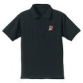 Delicious In Dungeon - Walking Mushroom One-Point Embroidered Polo Shirt (Black | Size S) thumbnail 1