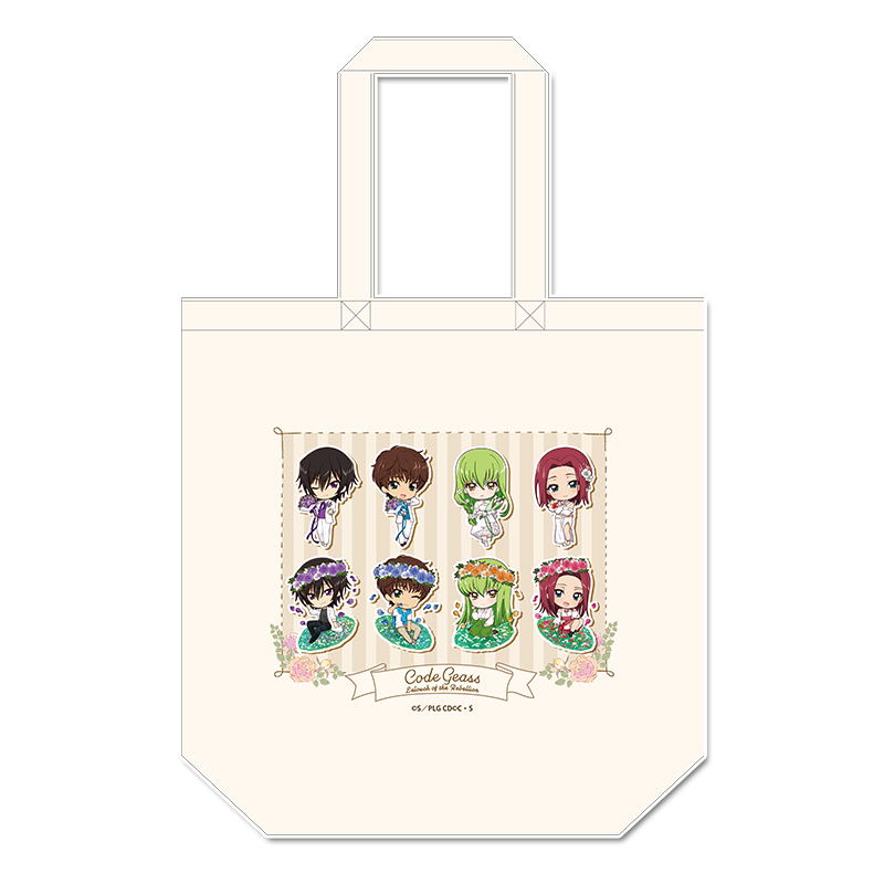 Code Geass Lelouch Of The Rebellion Puchichoko Canvas Tote Bag Flower ...