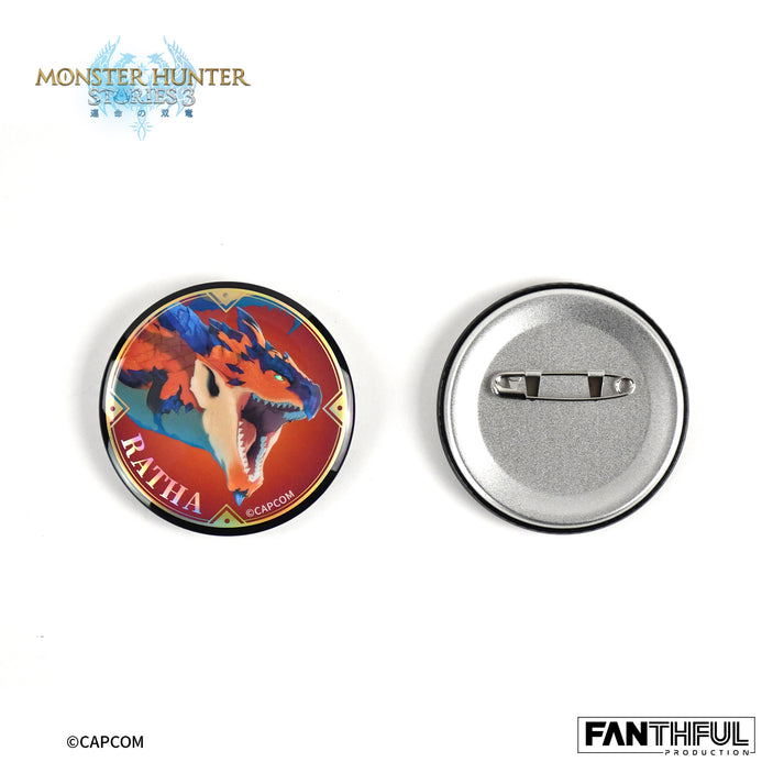 Monster Hunter Stories 3 Twisted Reflection Monsties Tin Badge (Set of 10 Pieces) image 3