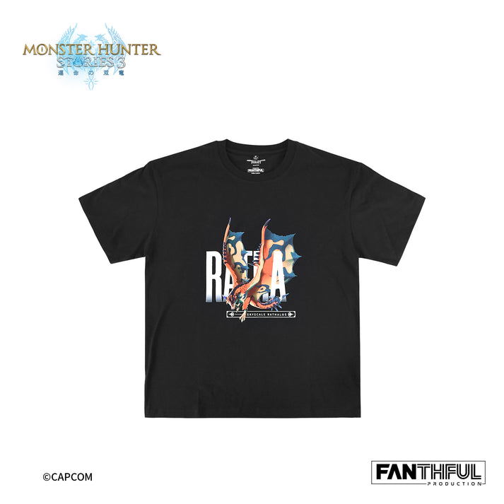 Monster Hunter Stories 3 Twisted Reflection T-shirt (Black | Size