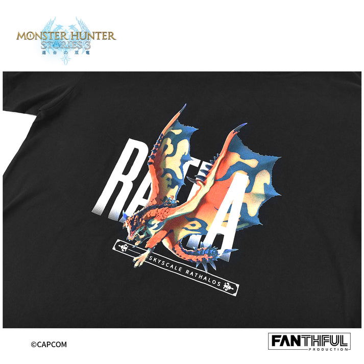 Monster Hunter Stories 3 Twisted Reflection T-shirt (Black | Size