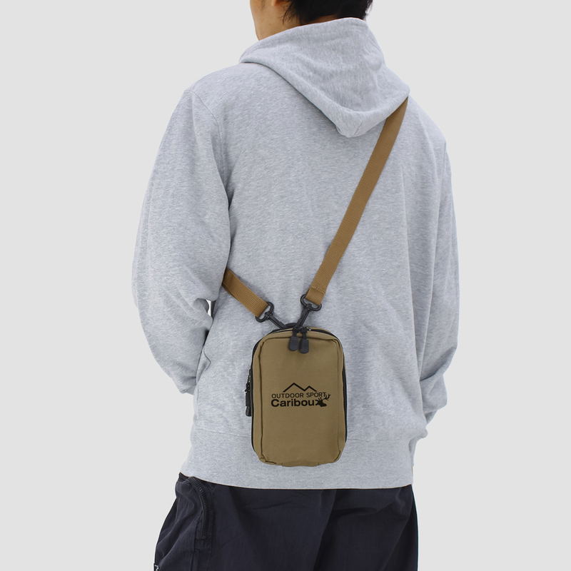 Yuru Camp Season 3 - Caribou Mini Shoulder Pouch (Sand Khaki) image 2