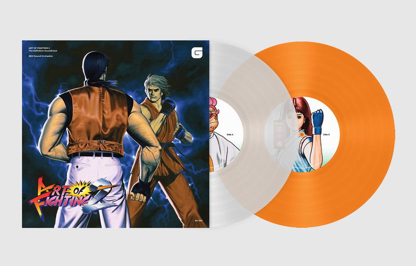 Art Of Fighting 2 The Definitive Soundtrack (Clear &amp; Orange Vinyl) (SNK Neo Sound Orchestra)