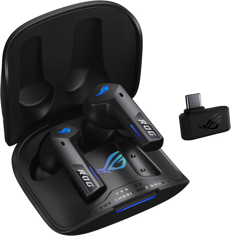 ASUS ROG Cetra True Wireless SpeedNova Gaming Earbuds [Black] image 1