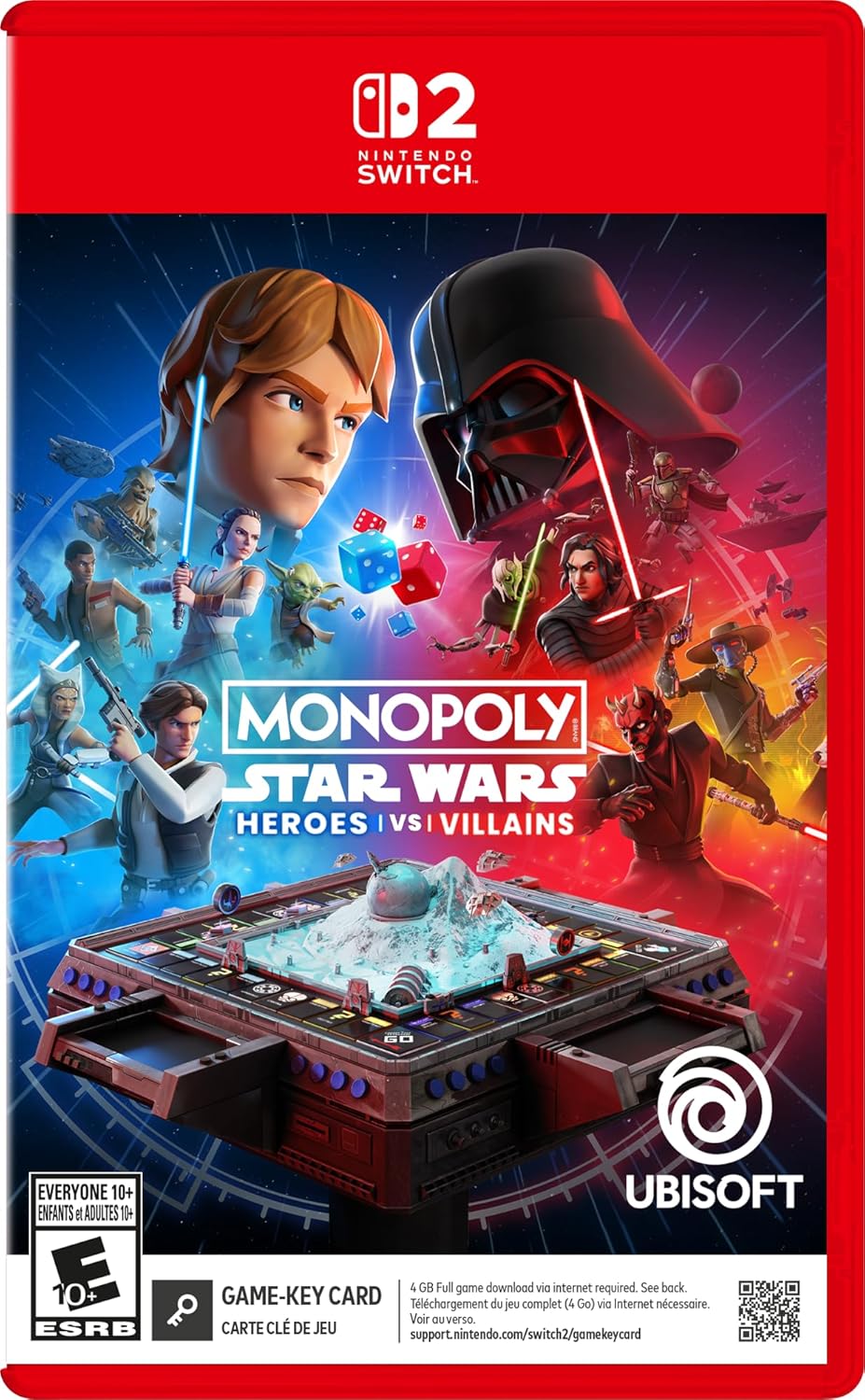 Monopoly: Star Wars Heroes vs. Villains Game Key Cart — Import Game Deal