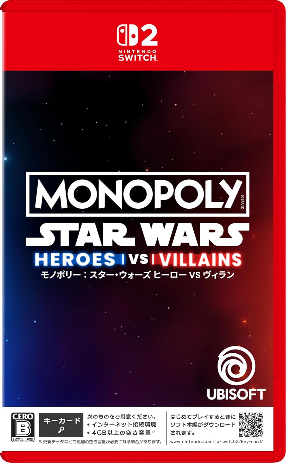 Monopoly: Star Wars Heroes vs. Villains (Multi-Language) Game Key Cart for Nintendo Switch 2