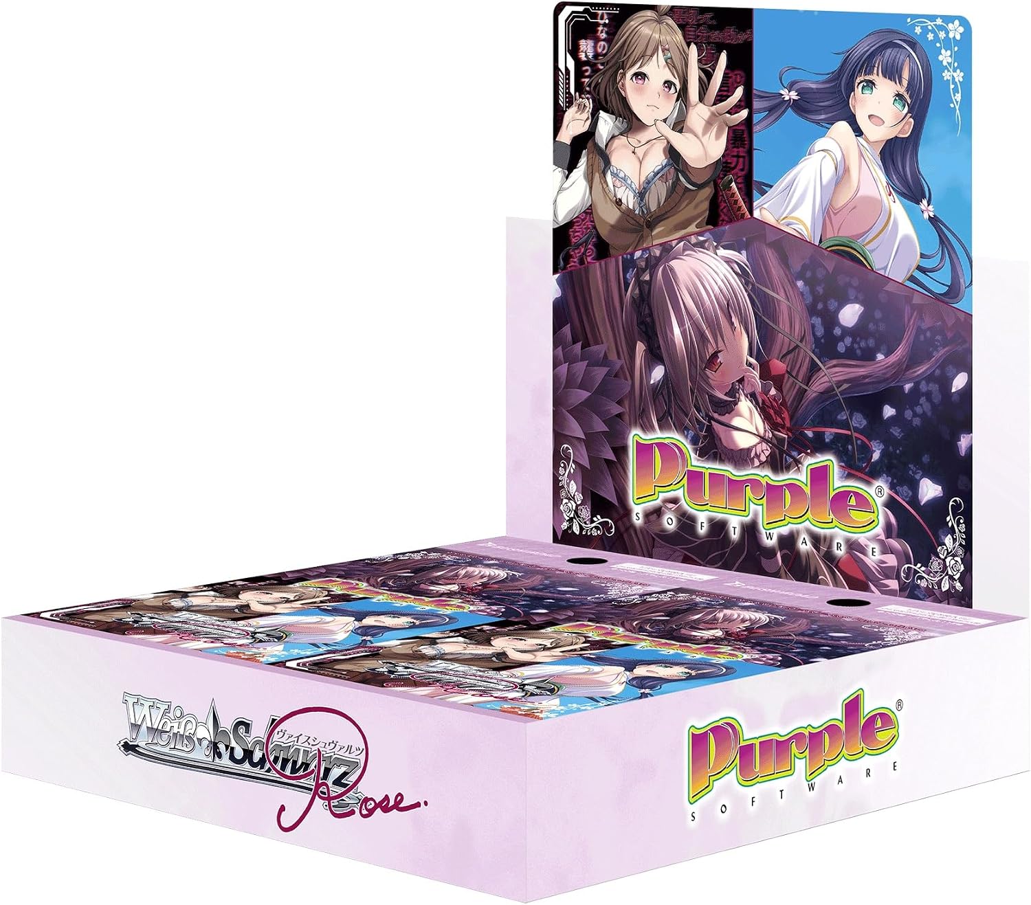 Weiss Schwarz Rose Booster Pack Purple Software (Set of 10 Packs)