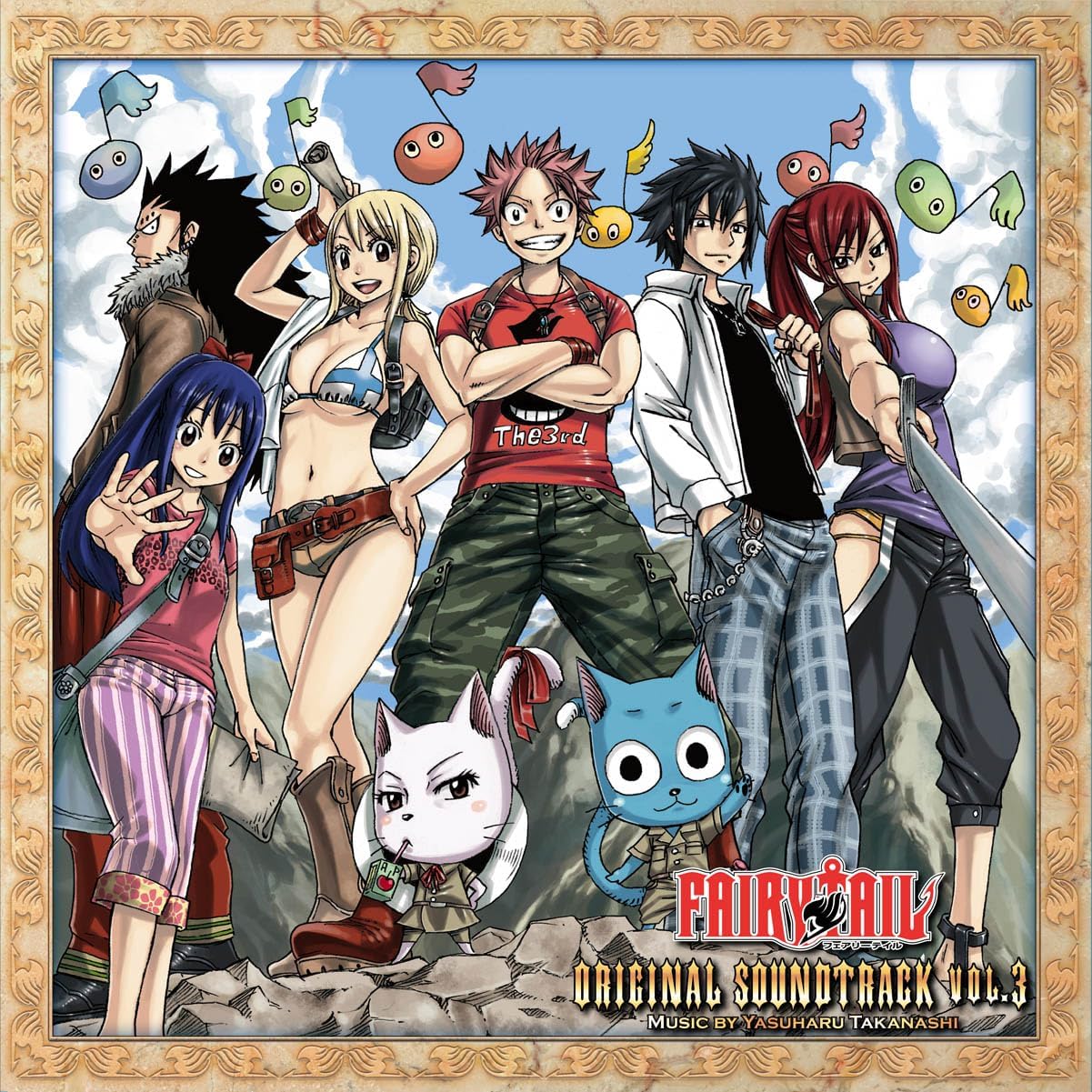 Fairy Tail Original Soundtrack Vol. 3 (Clear Yellow Vinyl) (Yasuharu Takanashi)