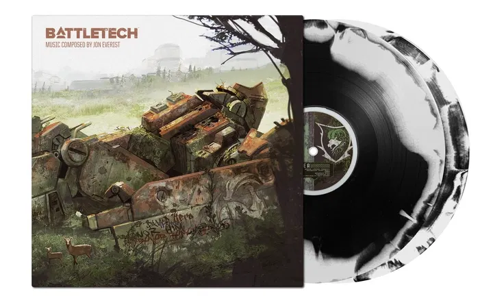 BattleTech Original Soundtrack [Limited Edition] (Black White Ink Spot Vinyl) image 1