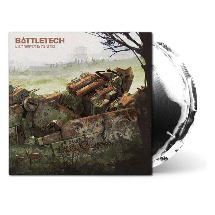 BattleTech Original Soundtrack [Limited Edition] (Black White Ink Spot Vinyl) image 2