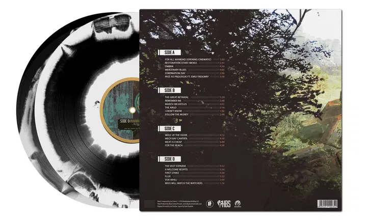 BattleTech Original Soundtrack [Limited Edition] (Black White Ink Spot Vinyl) image 3