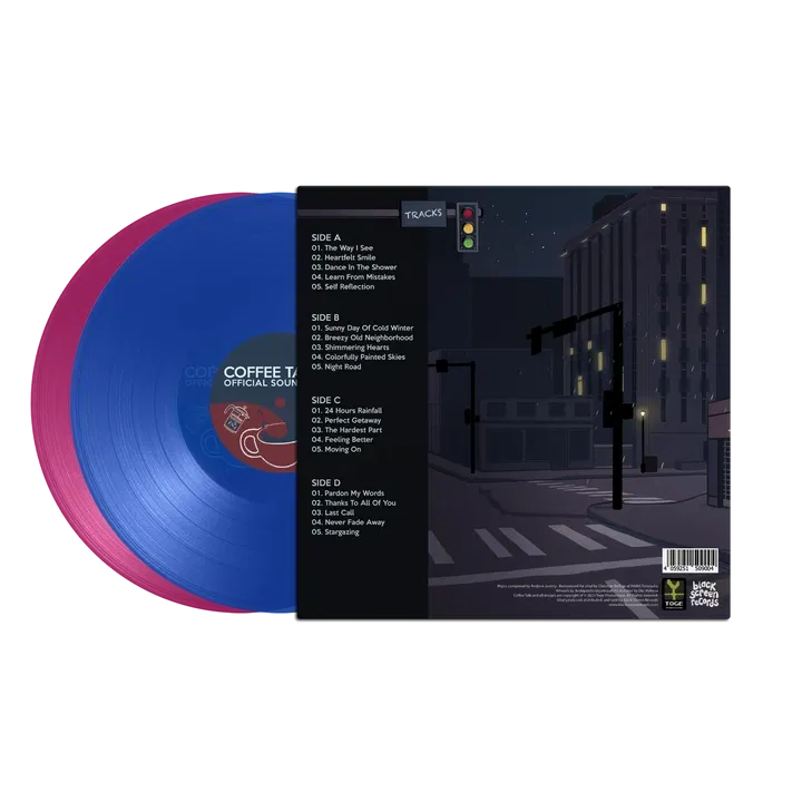 Coffee Talk Ep. 2: Hibiscus & Butterfly Original Soundtrack (Blue & Violet Vinyl) image 3