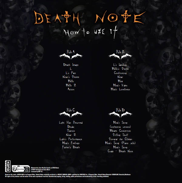 Death Note Original Soundtrack Vol.3 (Marbled Brown Vinyl) image 3