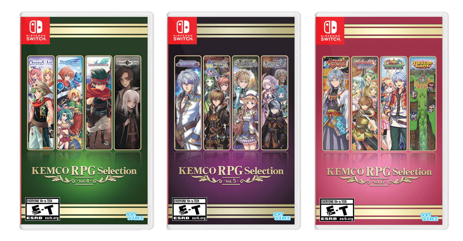Kemco RPG Selection Vol. 4, 5, 6 Bundle Pack for Nintendo Switch