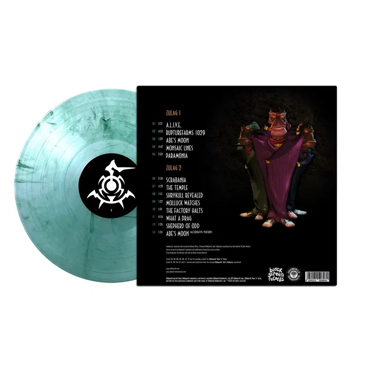 Oddworld: New 'N' Tasty Original Soundtrack (Clear Green Marbled Vinyl) image 3