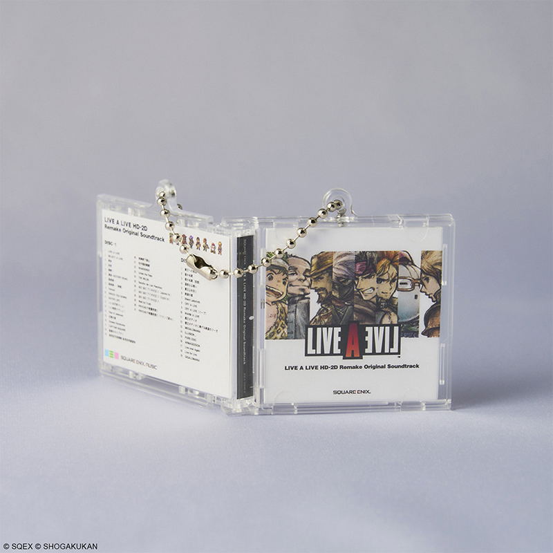 Square Enix Music Collection Keychain: Live A Live HD-2D Remake ...
