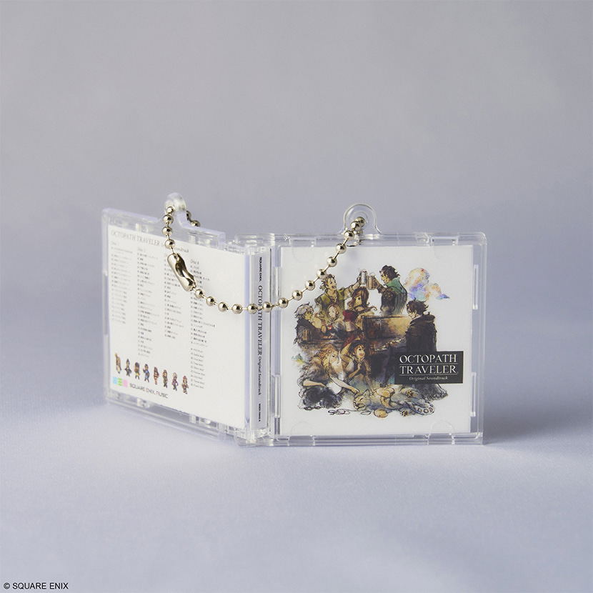 Square Enix Music Collection Keychain: Octopath Traveler Original
