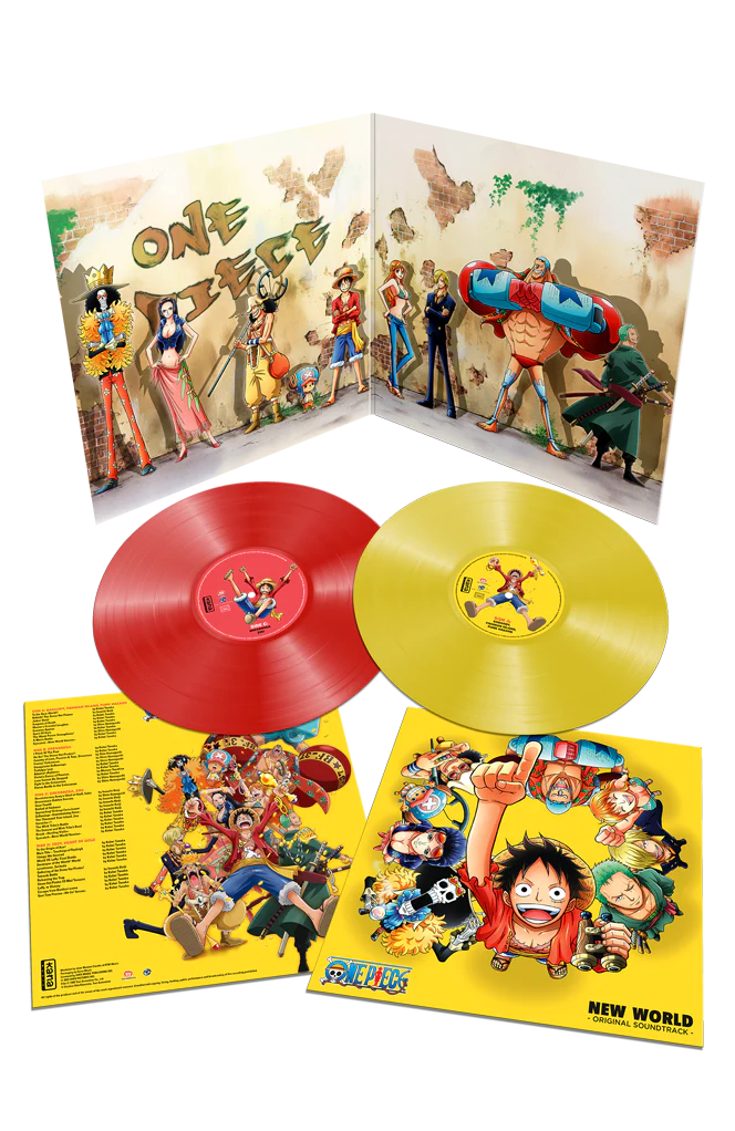 One Piece New World Original Soundtrack Red Yellow Vinyl