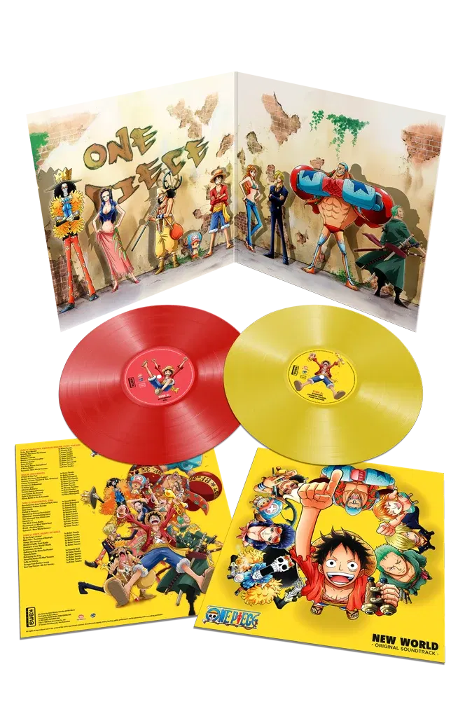 One Piece - New World - Original Soundtrack (Red & Yellow Vinyl) image 1