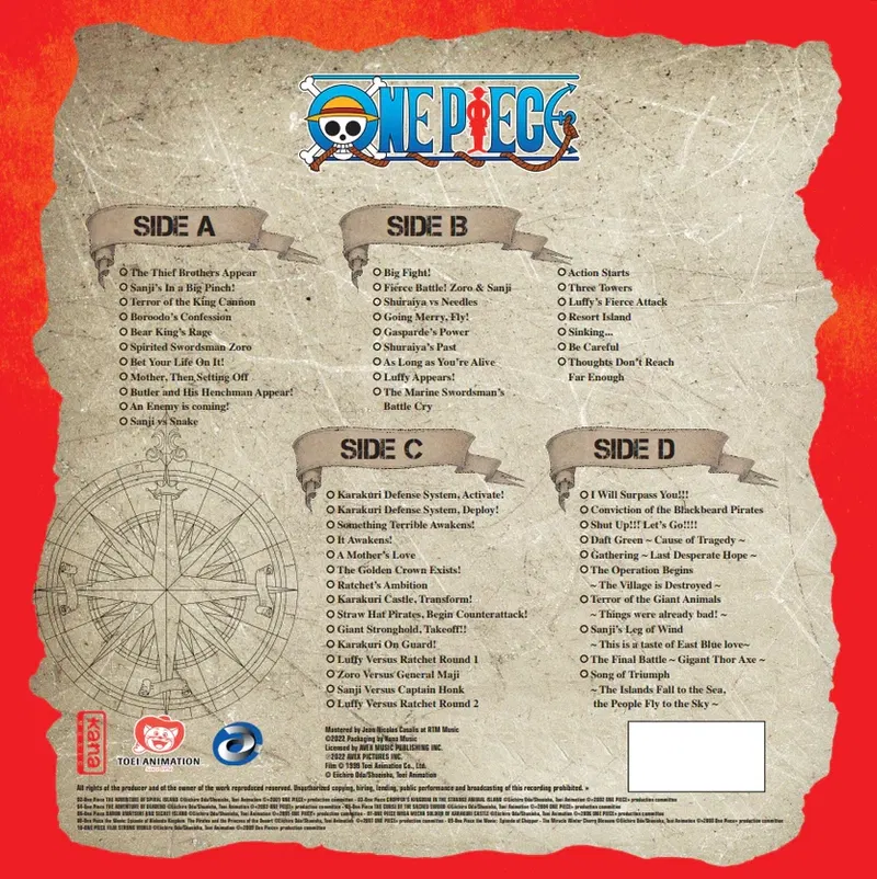 One Piece - Movies - Best Selection (Red & Blue Vinyl) image 3