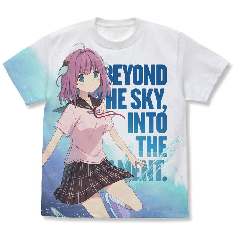 Aokana: Four Rhythm Across The Blue - Rika Ichinose Full Graphic T-shirt Beyond The Sky Ver. (White | Size S) image 1