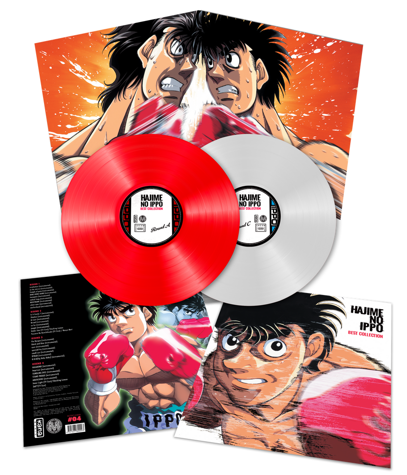 Hajime No Ippo - Best Collection (Red &amp; White Vinyl) (Tsuneo Imahori, Hideki Taniuchi, Naoya Mori)