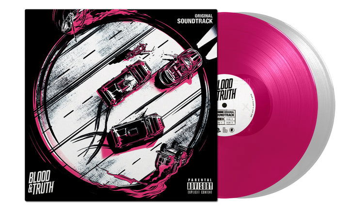 Blood &amp; Truth Original Soundtrack (Transluscent Pink &amp; Clear Vinyl) (Joe Thwaites, Jim Fowler)