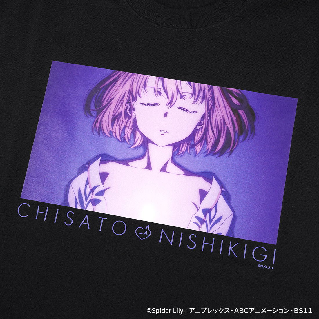 Lycoris Recoil Art T-shirt Nishikigi Chisato (Size M)