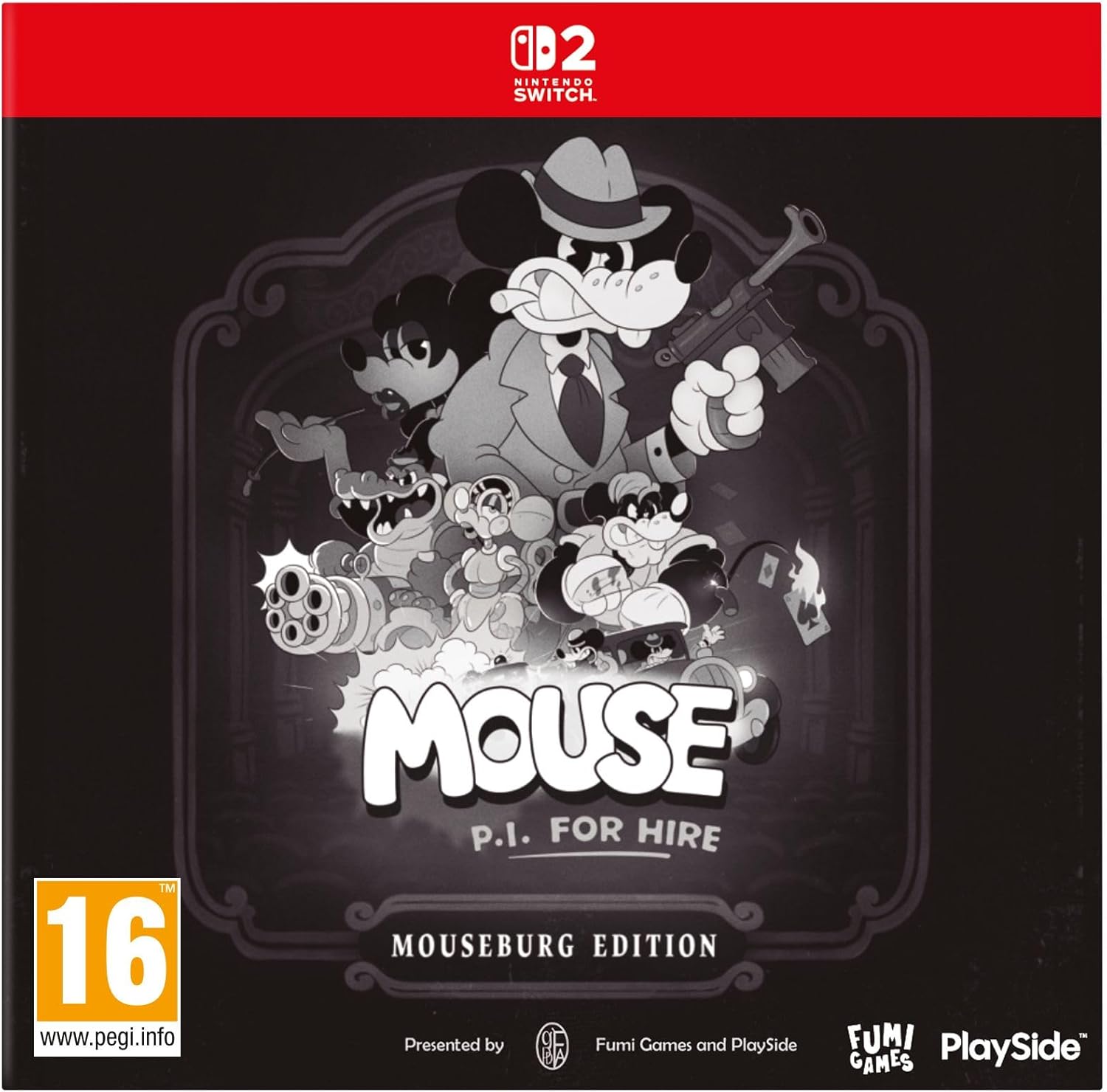 MOUSE: P.I. For Hire [Mouseburg Edition] Game Cart for Nintendo Switch 2