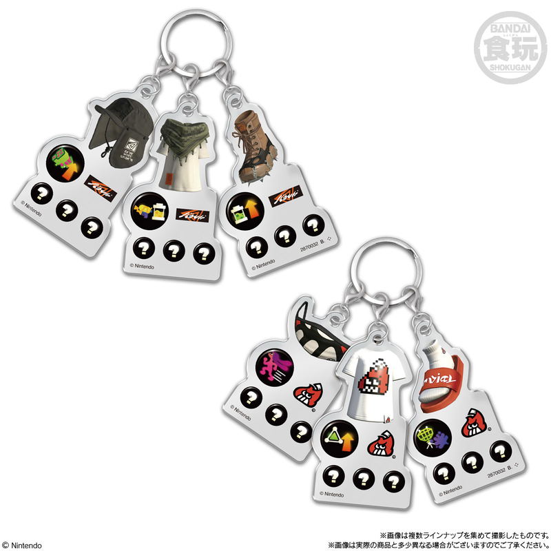 Splatoon 3 Gear Triple Charm (Set of 10 Pieces) image 3
