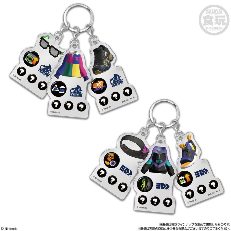 Splatoon 3 Gear Triple Charm (Set of 10 Pieces) image 4