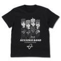 Anime Bocchi The Rock! - Kessoku Band Member T-shirt (Black | Size S) thumbnail 1