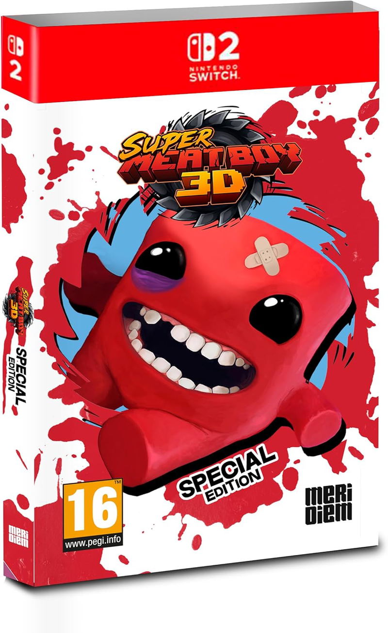 Super Meat Boy 3D [Special Edition] <span class="ext" style="background-color: #00e206; color: #FFFFFF;">Game Cart</span> image 2